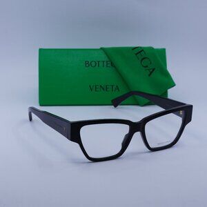 Bottega Veneta BV1288O 001 Cat Eye Eyeglasses 55mm – Black